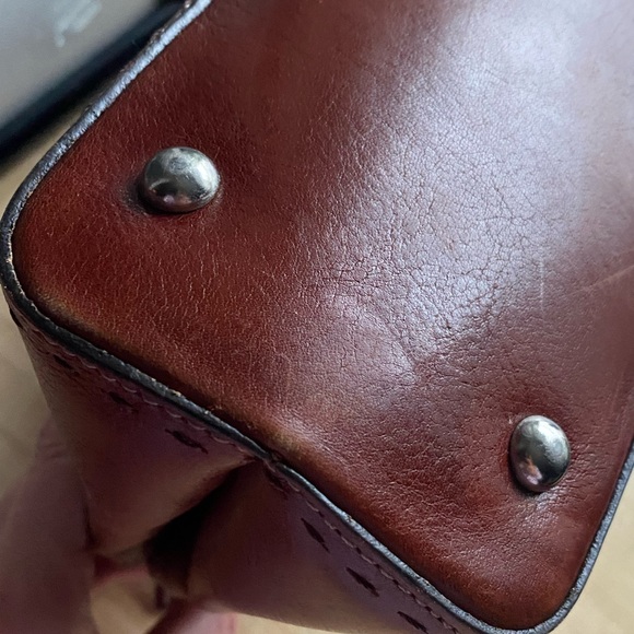 Fossil Cognac leather doctor style bag - Picture 5 of 16